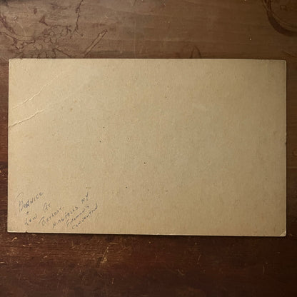 c1910 No Tools Loaned Sign Cardboard 6.5 x 10.5" AE9-X3