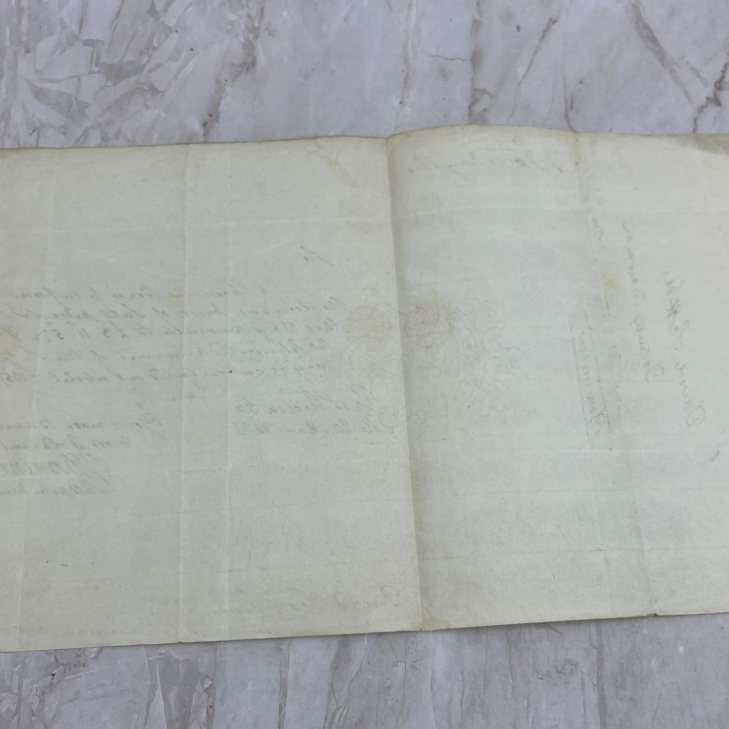 Original Letter from 1800 - David Geoff Esq East India Tea G. Dominicus Salt AE5