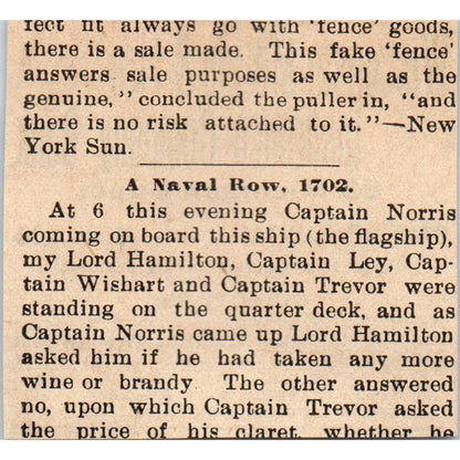 Wisconsin Maine & Fire Washington Becker Milwaukee 1898 Newspaper Clip AF7-SS9