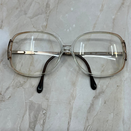 Retro Women’s Luxotica Cris Brown Oversize Sunglasses Eyeglasses Frames TD7-G9-9