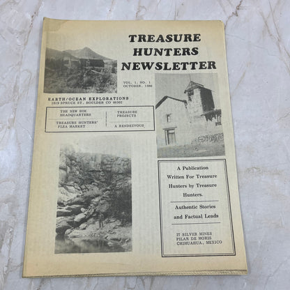 1986 Oct - Treasure Hunters Newsletter - Earth/Ocean Explorations Boulder CO M11