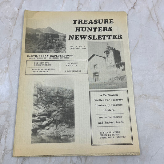 1986 Oct - Treasure Hunters Newsletter - Earth/Ocean Explorations Boulder CO M11