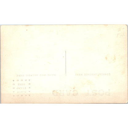 View of Demolished Building After a Tornado RPPC Real Photo Postcard AB9