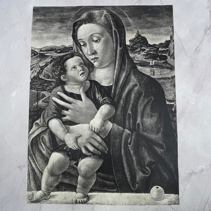 Madonna With Child - Giovanni Bellini 8x11" Art Print V20