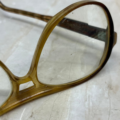 Vintage Aviator Plastic Frame Airco 5 3/4 Tortoise Eyeglasses Frames TD5G1-5