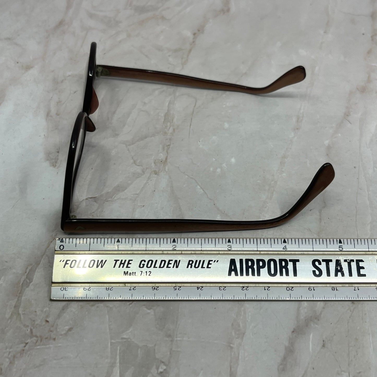 Vtg 1950's Pink Metallic Acrylic Cat Eye Sunglasses Eyeglasses Frames TG7-G5-2