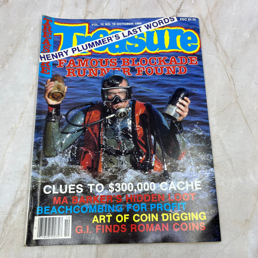 1984 Oct - Treasure Magazine - Treasure Hunting Metal Detecting Gold Coins M10