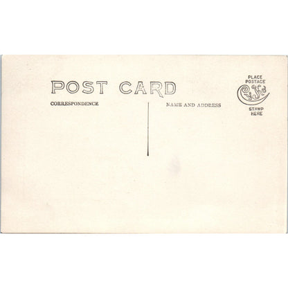 RPPC Barge Canal Original Postcard PC10