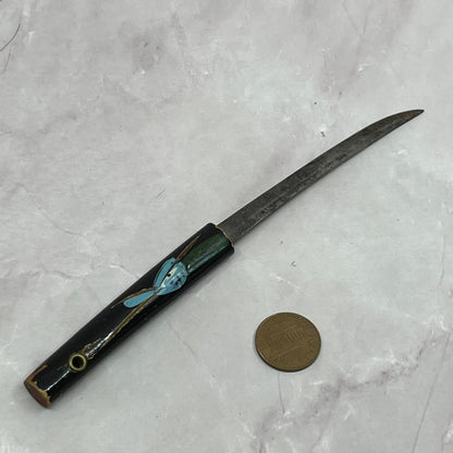 Vintage Japanese Samurai Excello Bamboo Letter Opener 6.5" SC1