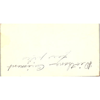 Virgil V Becker Attorney Wilmington CA Vintage Business Card SE3-B12