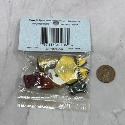 Novelty Sewing Buttons Jesse James Co Dress It Up A Stitch in Time #348 NIP SB7