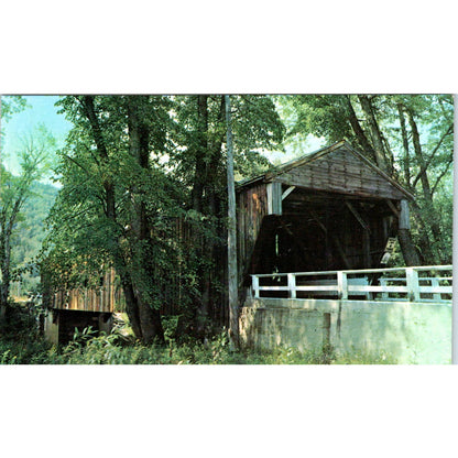 Ossipee Bear Camp Whittier Bridge W. Ossipee NH Covered Bridge Postcard PC5