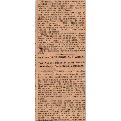 Castoria for Infants Children The Centaur Co Hartford 1901 Newspaper Ad AD8-H3