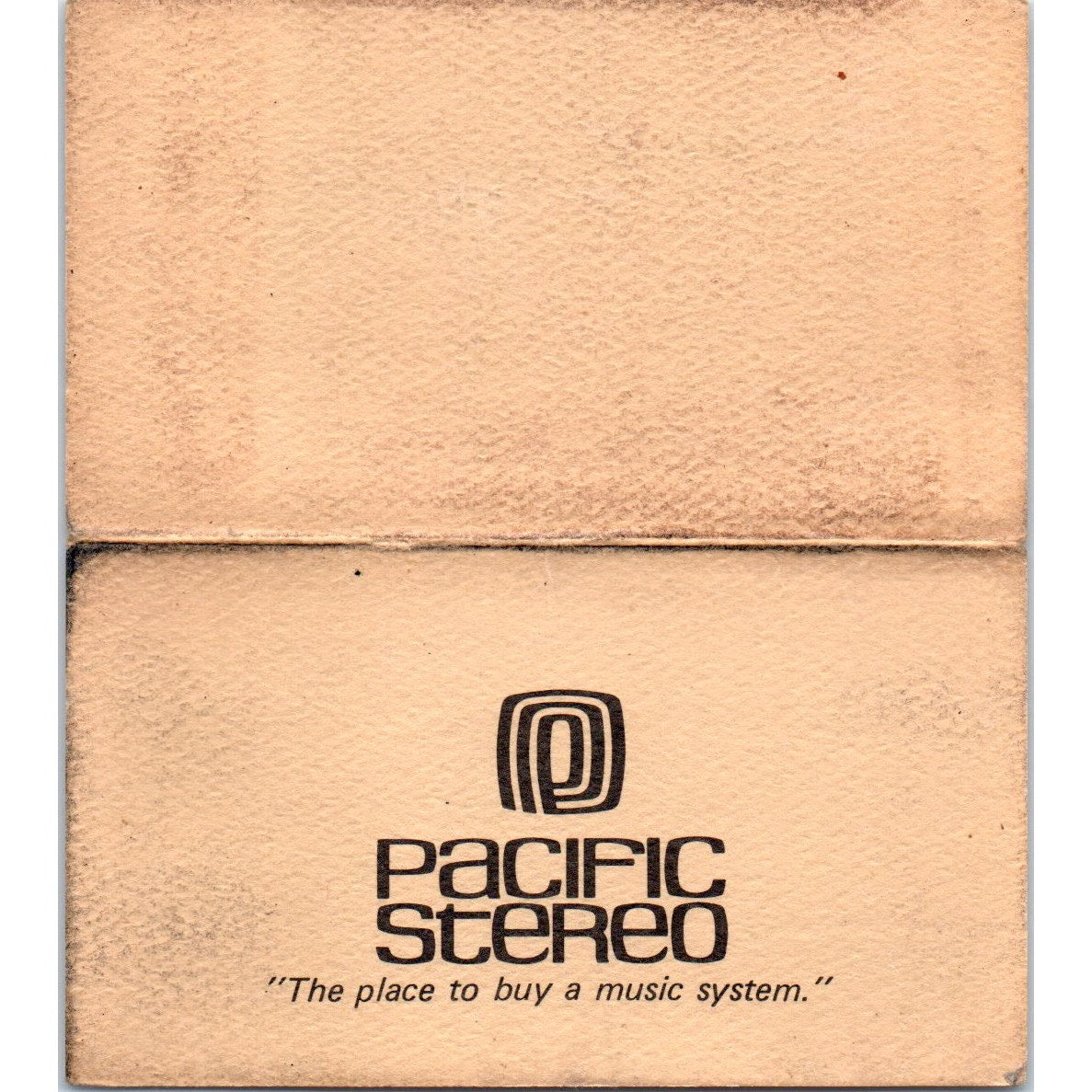 Pacific Stereo Chuck Miller San Francisco CA Vintage Business Card SD8-B20