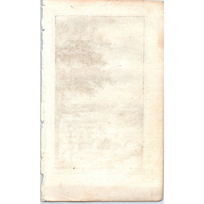 c1780 Original French Engraving Plate Sir Thomas More Utopia Agriculture AE5-FE