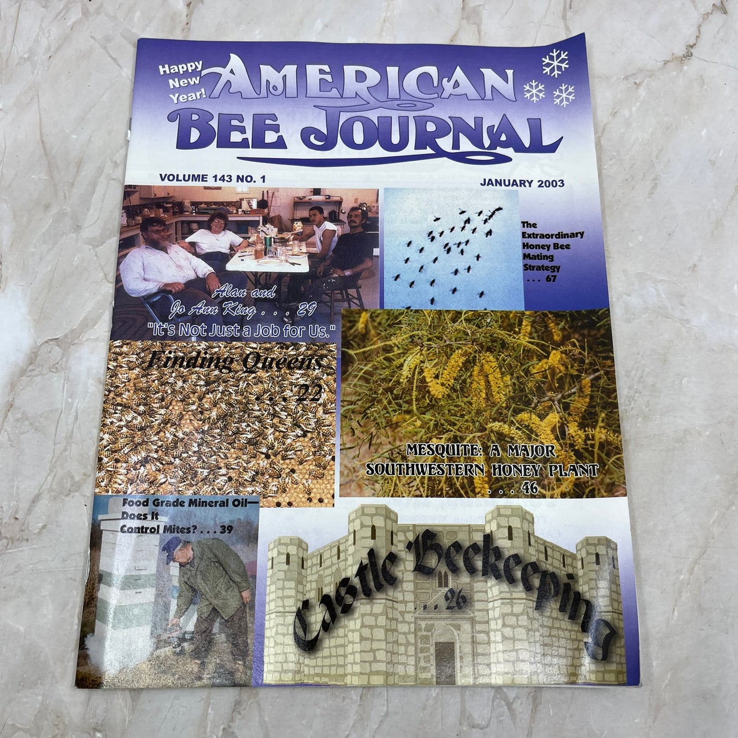 2003 Jan American Bee Journal Magazine Bees Beekeeping Honey M7