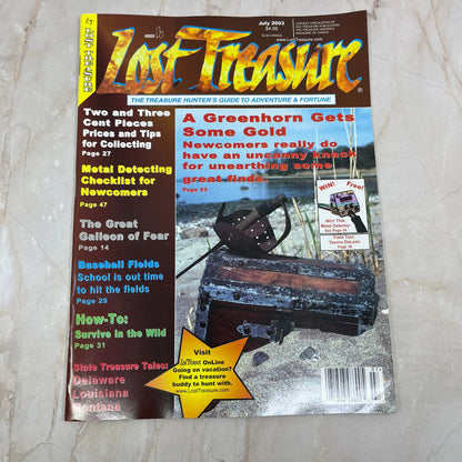 2003 July - Lost Treasure Magazine - Treasure Hunting Gold Prospecting M14