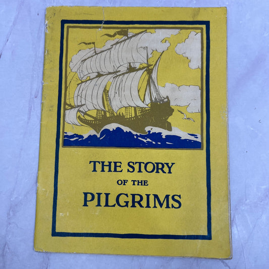 1923 The Story of the Pilgrims - John Hancock Mutual Life Promo Book TH2-BO1