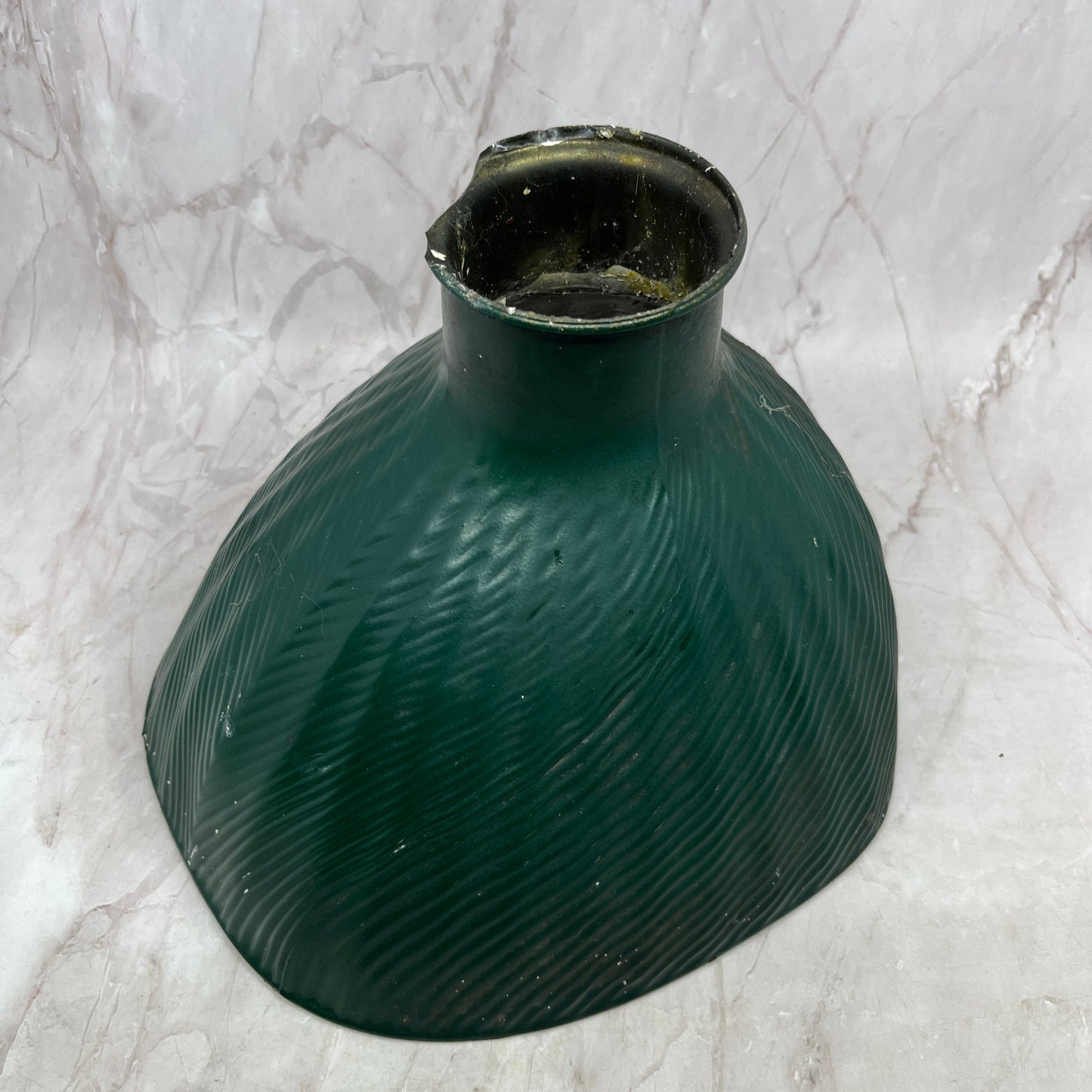 Antique X-Ray Trademark Mercury Glass Light Shade No 610 Jupiter