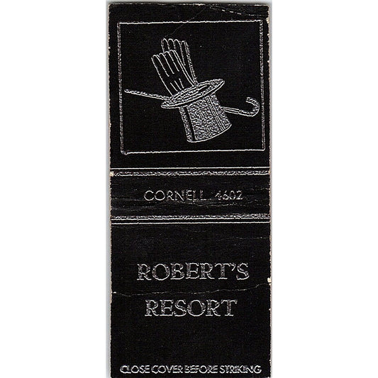Robert's Resort Cornell 4602 Vintage Matchbook Cover SC7-Y9