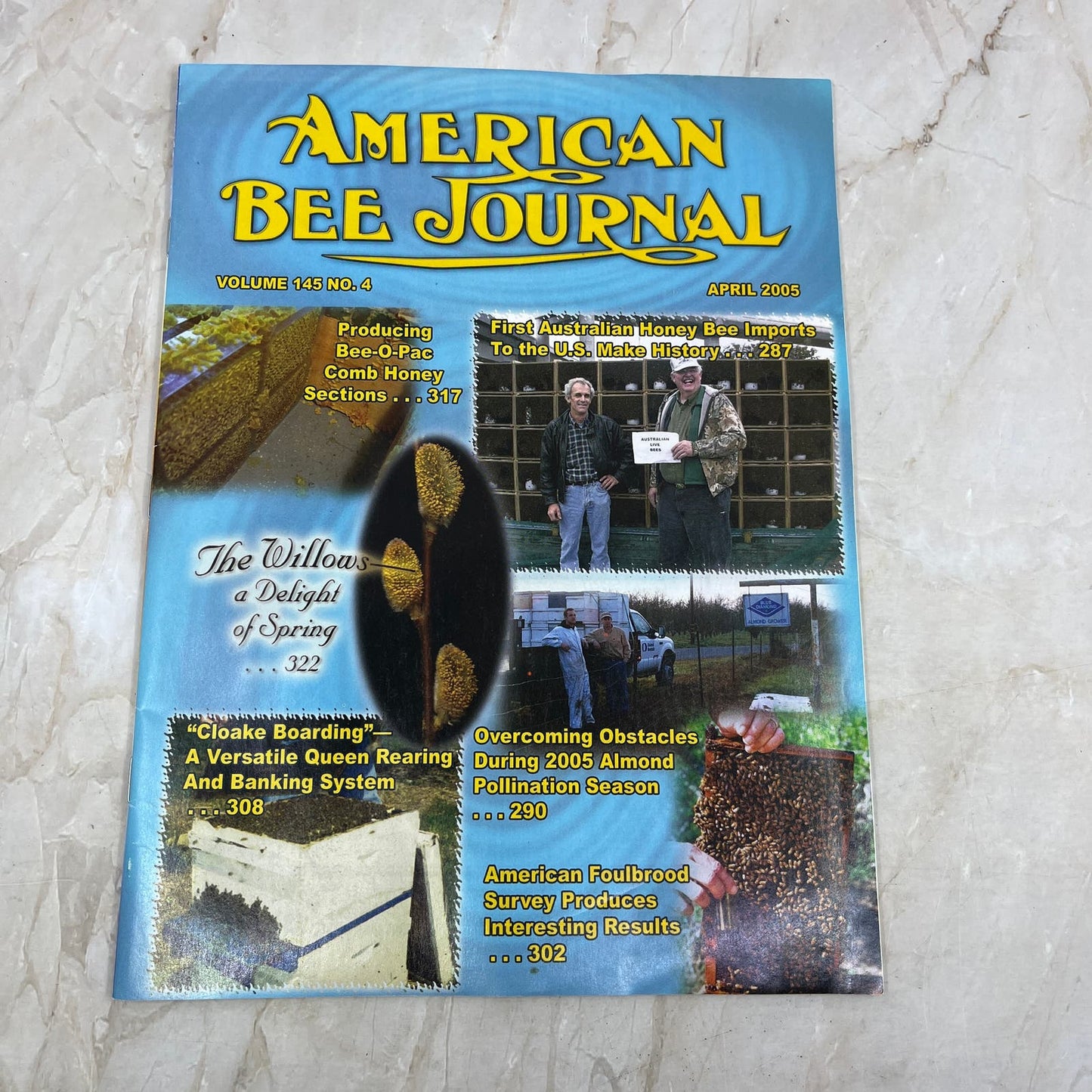 2005 April American Bee Journal Magazine Bees Beekeeping Honey M7