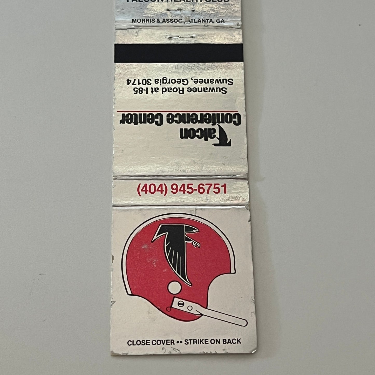 Atlanta Falcon Conference Center Suwanee GA Matchbook Cover TB6-MB2-4