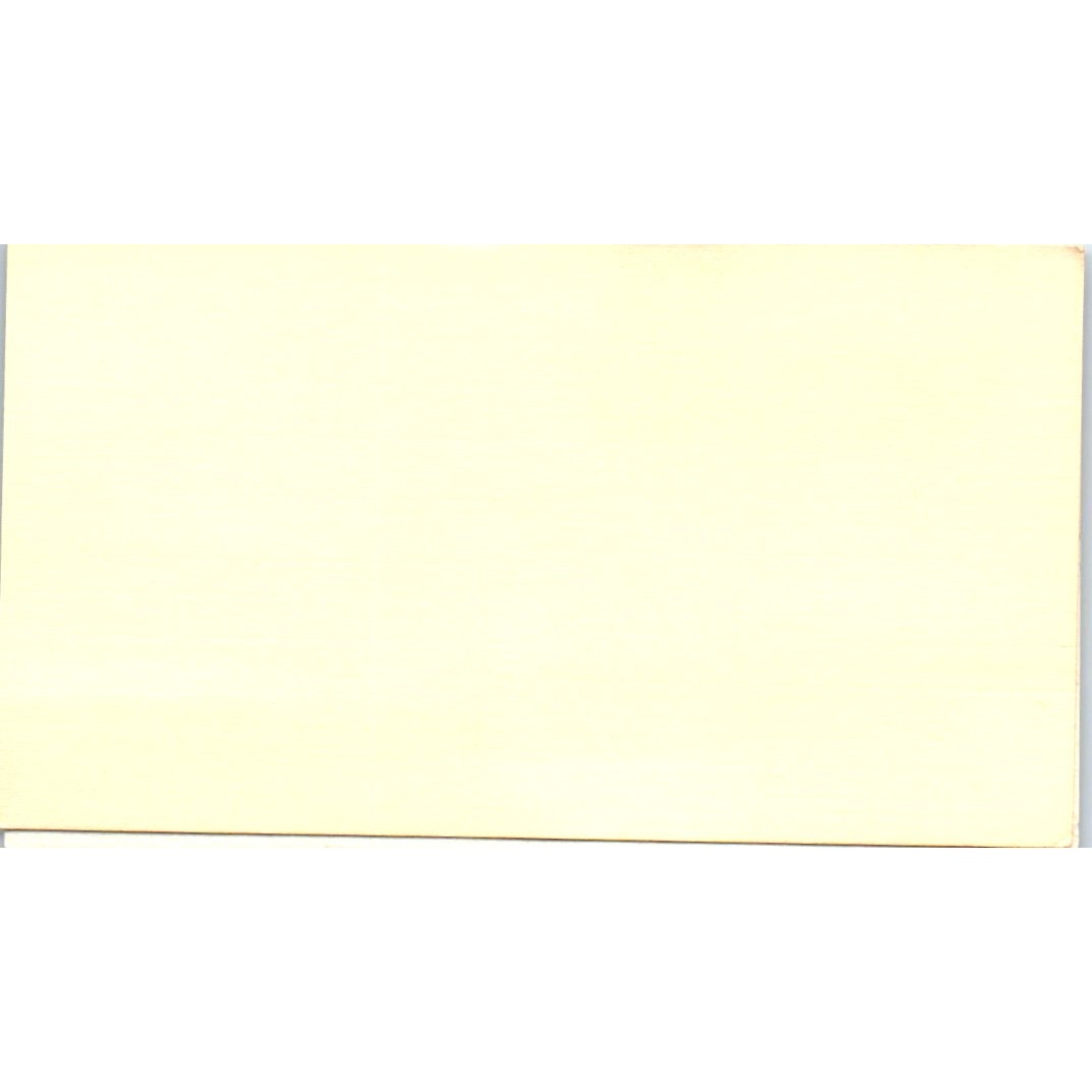 H.O. Cooper Curtis Mathes Midland TX Vintage Business Card SD8-B4