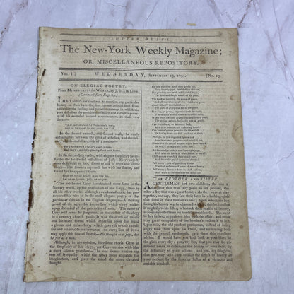 1795 Sep 23 - New York Weekly Magazine - History of Donna Elvira De Suarez D22