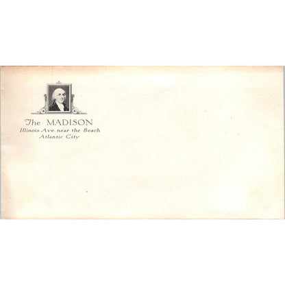 The Madison Hotel Atlantic City NJ Antique Envelope AD8-R5