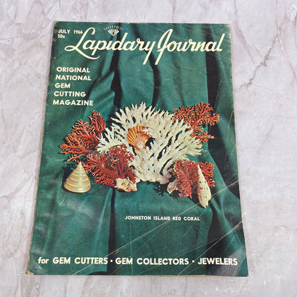 Johnston Island Red Coral - Lapidary Journal Magazine - July 1966 M26