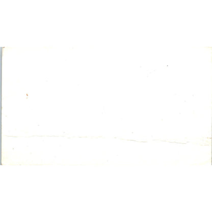 Decometal S.A. Gisela Perscky A. Panama Vintage Business Card SD8-B16