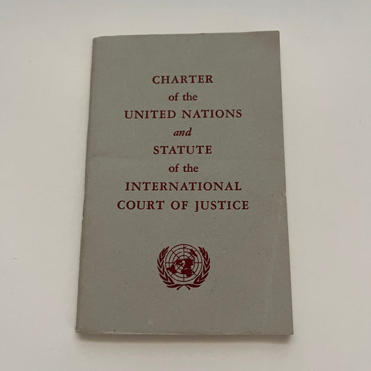 1950 Charter of the United Nations Pocket Booklet TK2-XB5