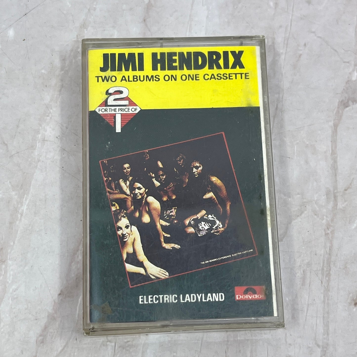 Jimi Hendrix Electric Ladyland Cassette Tape Ti5-CT1