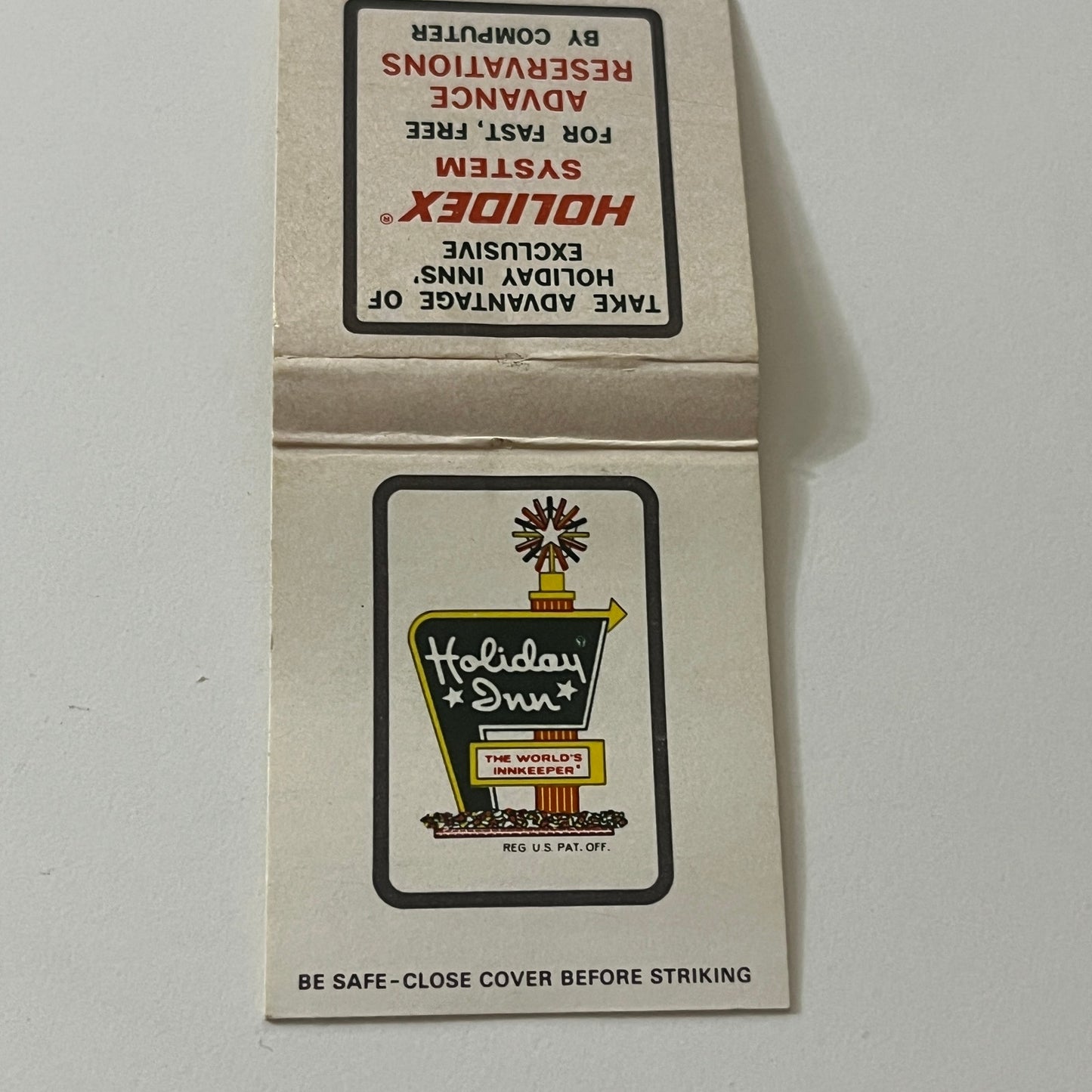 Holiday Inn Clearwater Beach FL Holidex Vintage Matchbook TB6-MB2-11