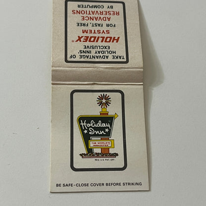 Holiday Inn Clearwater Beach FL Holidex Vintage Matchbook TB6-MB2-11