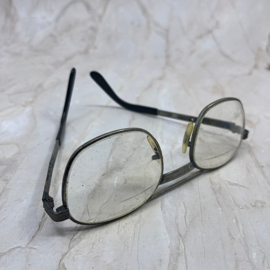 Retro Men’s Silver Tone Aviator Sunglasses Eyeglasses Frames TD7-G6-7