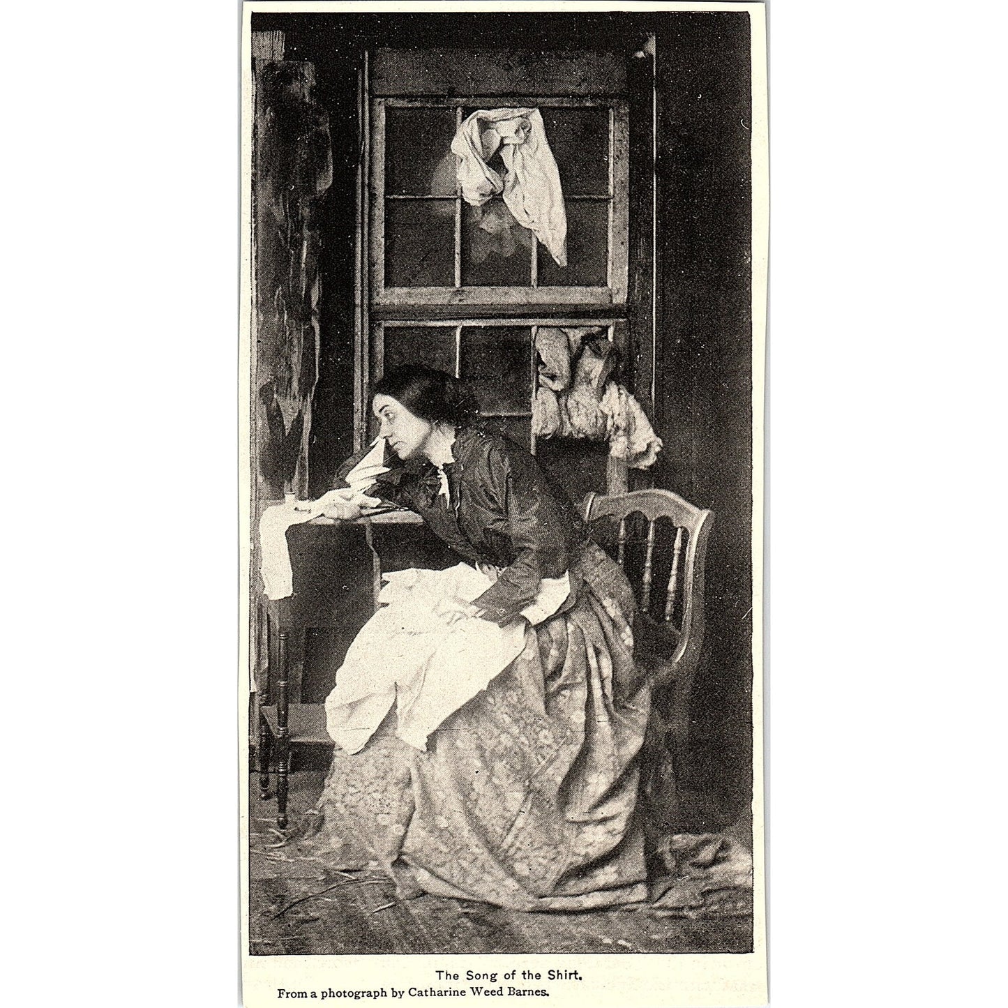 The Song of the Shirt Photograph by Catherine Weed Barnes 1892 Art Print AG2-9