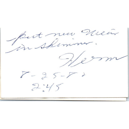 Andrews Pools Mike Beckwith Houston TX Vintage Business Card SD4-B2