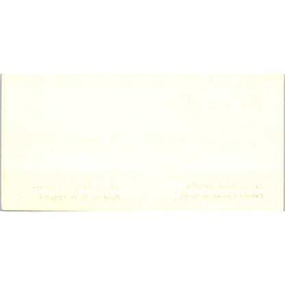 Je T'Aime Floristeria Carmen Malek De Vega Panama Vintage Business Card SD8-B15