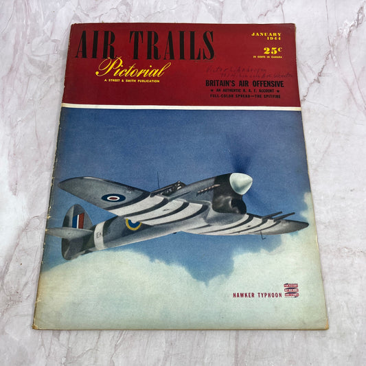 1944 Jan Air Trails Magazine Britain's Air Offensive Hawker Typhoon WWII TK3