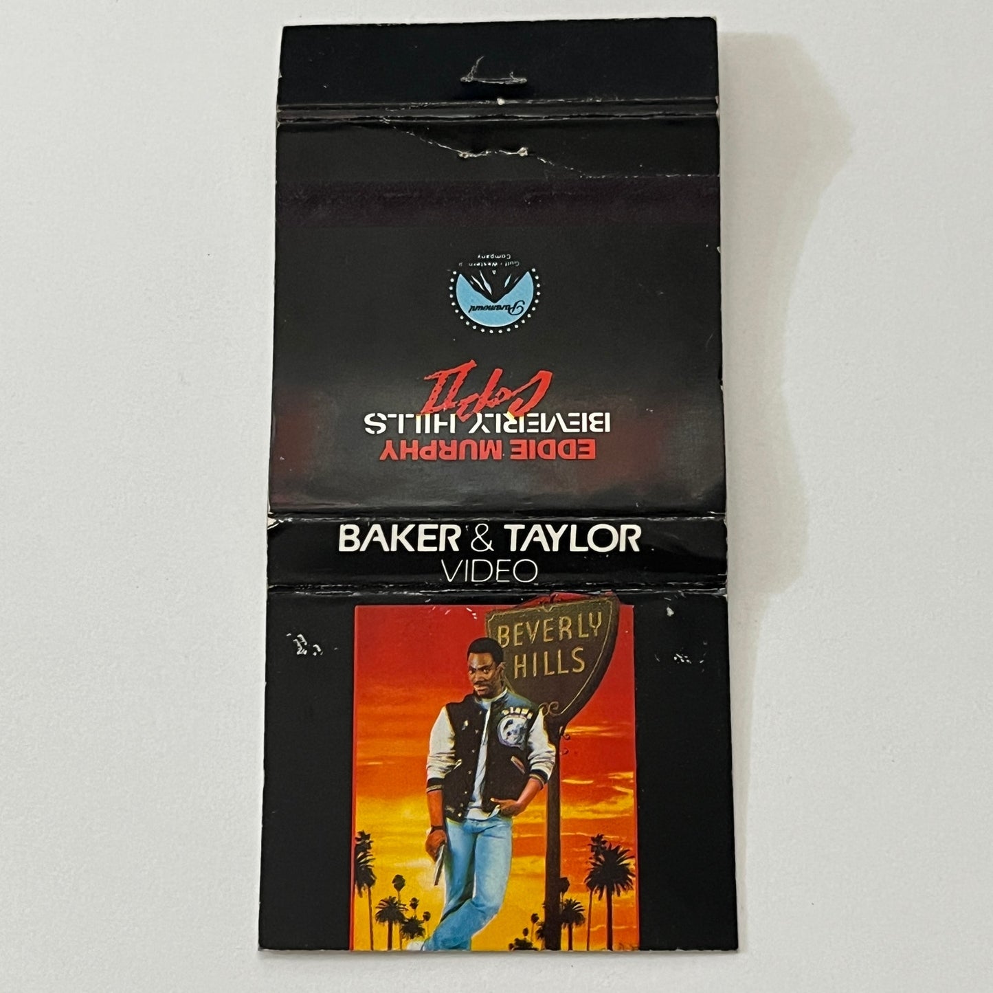 Beverly Hills Cop II Eddie Murphy Baker & Taylor Video Matchbook Cover TB6-MB1-8