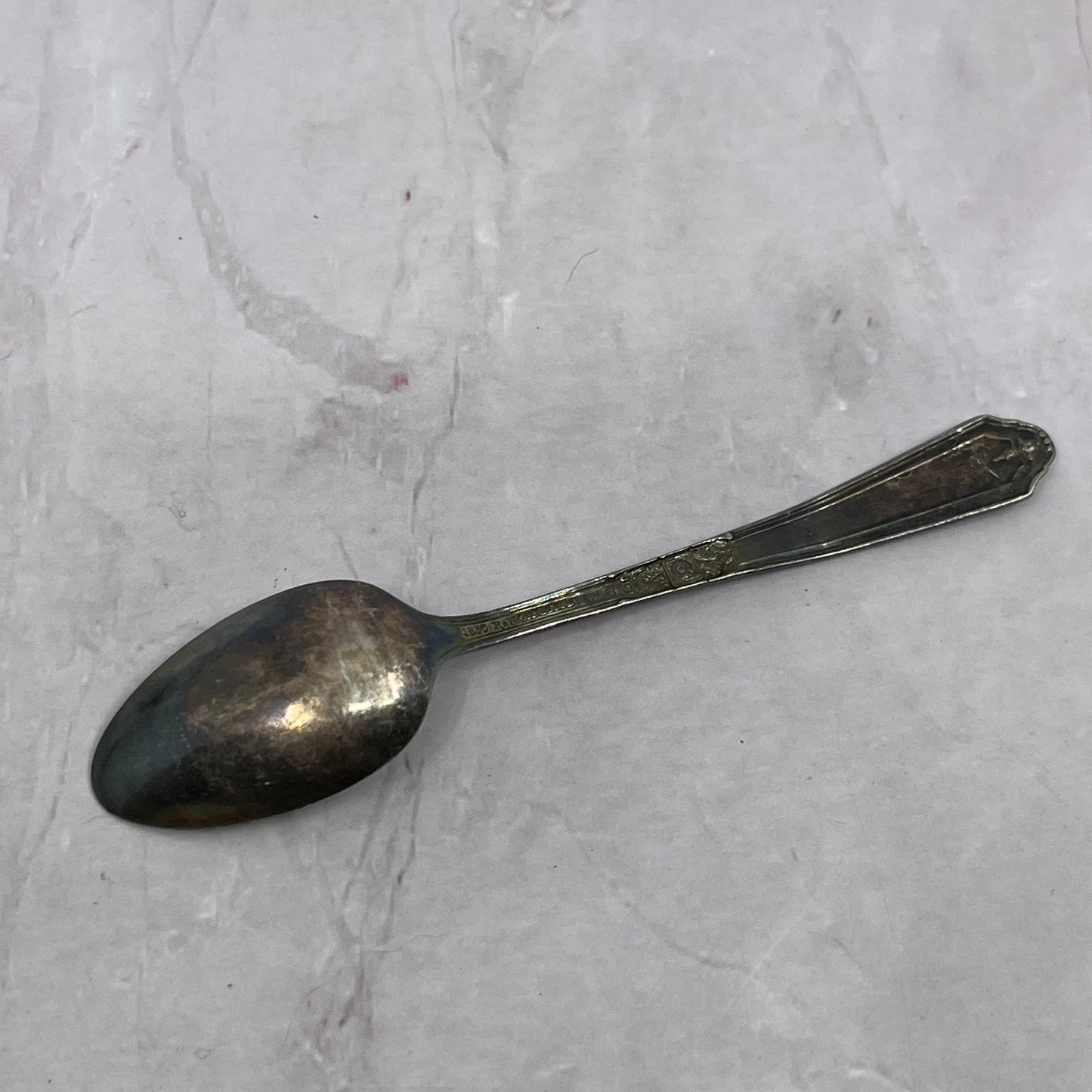 1835 R. Wallace 1925 Baby Spoon 4.5" Vintage Silverplate TC5-OS-4