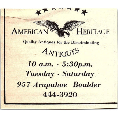 Old World Clocks Ltd Brian Varner Master Clockmaker CO 1984 Ad AF9-M4