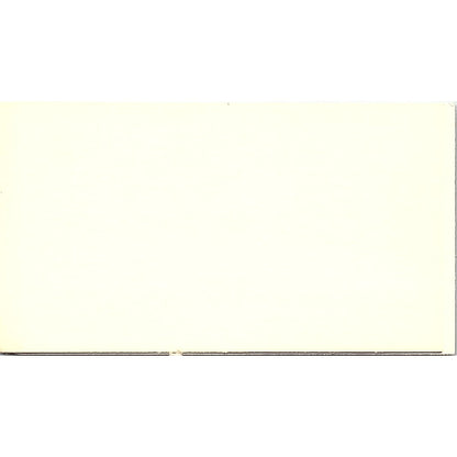 Bettye Hayman Reynolds Metals Company Houston Vintage Business Card SE5-B3