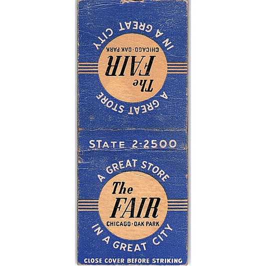The Fair - Chicago - Oak Park Vintage Matchbook Cover SF3-Y3