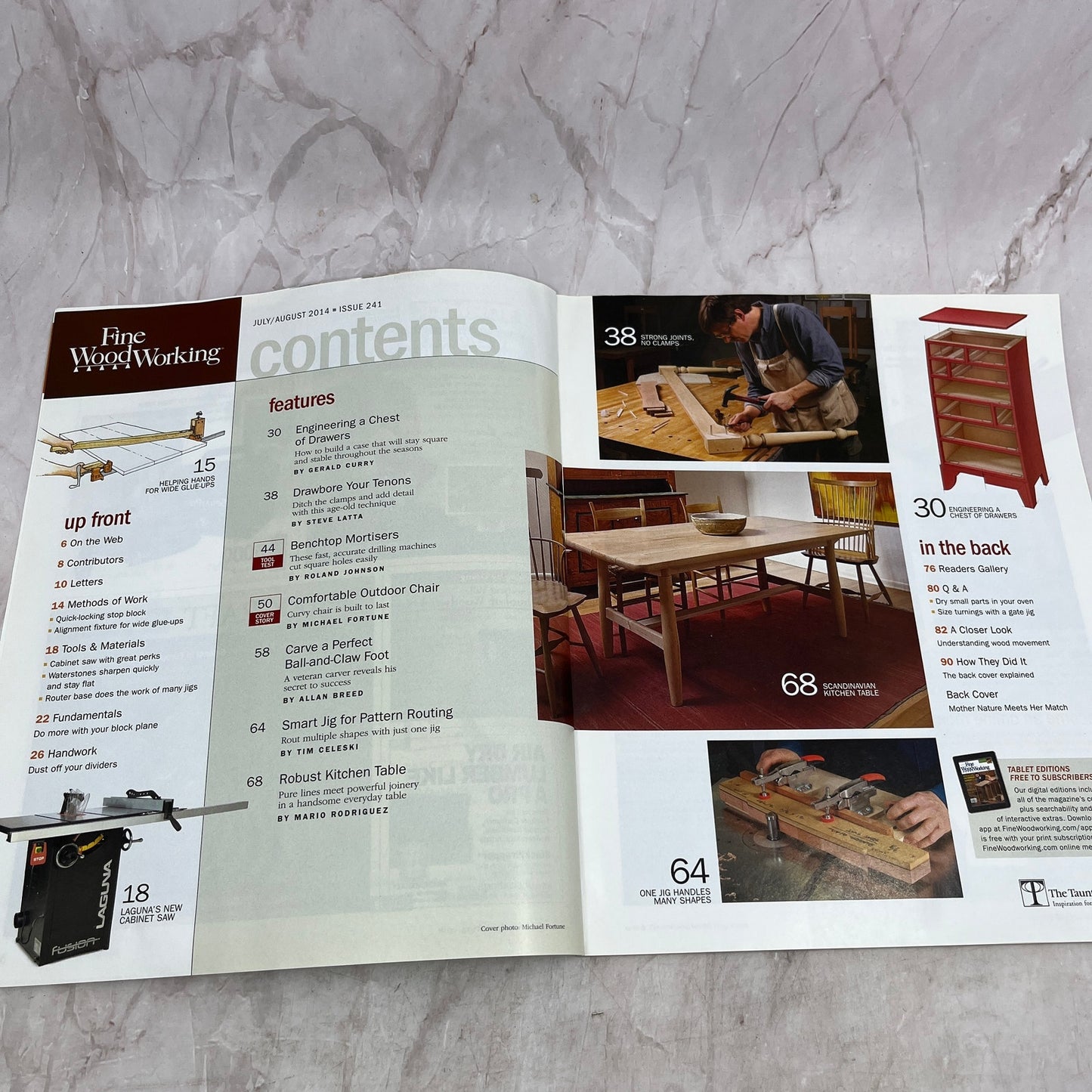 Garden Chair - Aug 2014 No 241 - Taunton's Fine Woodworking Magazine M35