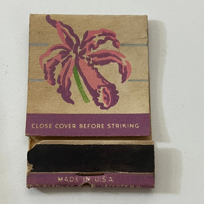 Hotel Somerset Boston MA Vintage Matchbook Cover TB6-MB1-3