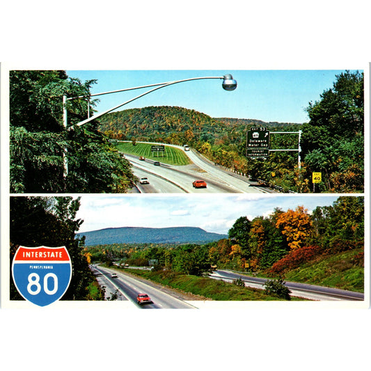 The Keystone Shortway I-80 Pocono Mts PA Vintage Postcard PD8