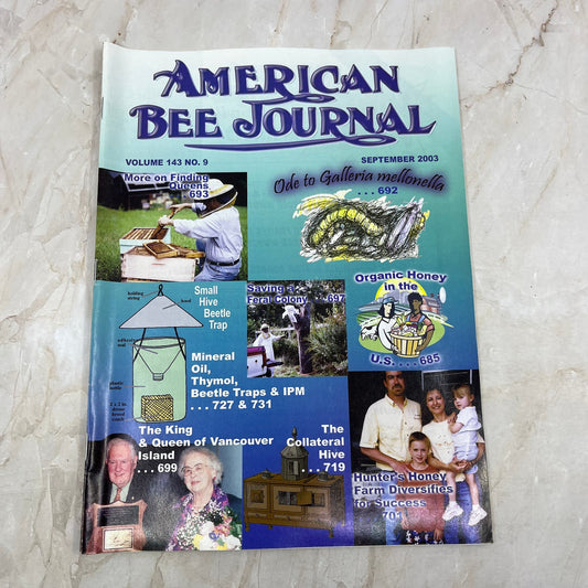 2003 Sept American Bee Journal Magazine Bees Beekeeping Honey M7