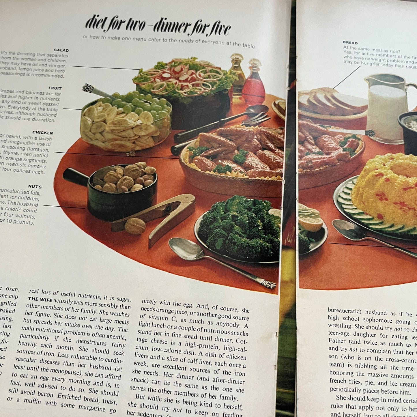 Plan for Husband and Wife to Go on a Diet Together Jean Mayer 1972 Ad AF3-15
